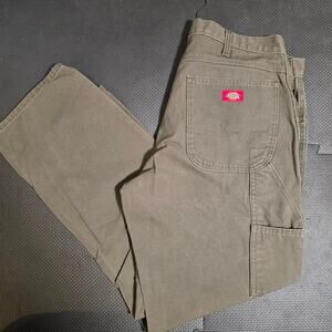 Dark green denim dickies workwear Size 36x30